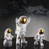 Qfdian Spaceman Figurines Sculpture
