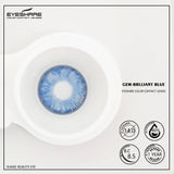 Qfdian Gem Brilliant-Blue 14.0mm 1 Pair | 1 Year