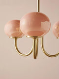 Qfdian Art Deco Elegance Glass Ball Chandelier