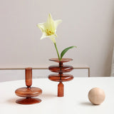 Qfdian Danish Pastel Taper Candle Holder