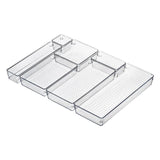 Qfdian Transparent Drawer Sorting Compartment Organizer