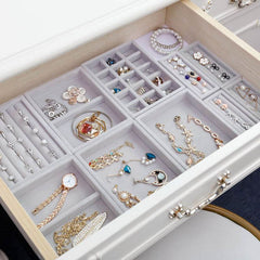 Qfdian Drawer Jewelry Organizer Tray