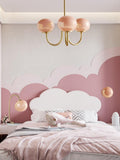 Qfdian Art Deco Elegance Glass Ball Chandelier