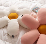 Qfdian Daisy Flower Decorative Cute Cushion Pillow