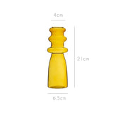 Qfdian Scandinavian Threaded Shaped Vase