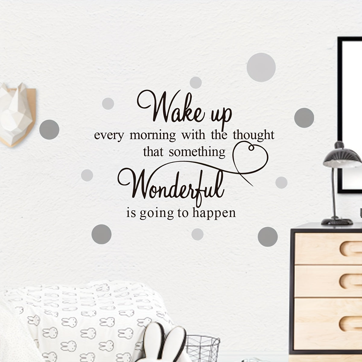 Inspirational Quote Wall Decal - Self-Adhesive & Removable PVC Sticker for Living Room, Bedroom, and Home Decor