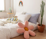 Qfdian Daisy Flower Decorative Cute Cushion Pillow