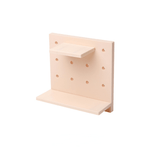 Qfdian Nordic Style Pegboard Wall Storage
