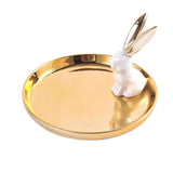 Qfdian Animal Figurine Elegance Trinket Dish