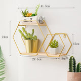 Qfdian Creative Geometry Wall Shelf
