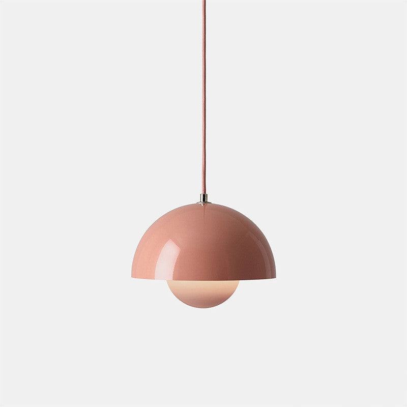 Qfdian Danish Aesthetic Mushroom Pendant Light