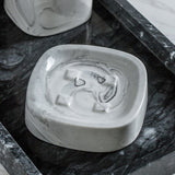 Qfdian Nordic Marble Bathroom Kit
