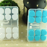 Qfdian Container Set Contact Lenses Case Travel Contact Lenses Partner 6 Pairs