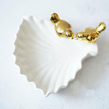 Qfdian Elegance Bird Ceramic Tray