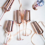 Qfdian Elegance Rose Gold Goblet