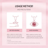 Qfdian Eye Drops 8ml Contact Lens Relief Eye Drops