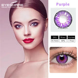 Qfdian Cosplay AYY Purple 14.5mm 1 Pair | 1 Year