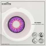 Qfdian Cosplay AYY Purple 14.5mm 1 Pair | 1 Year