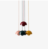 Qfdian Danish Aesthetic Mushroom Pendant Light