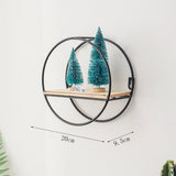Qfdian Creative Geometry Wall Shelf