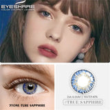 Qfdian 3TONE Ture-Sapphire 14.5mm 1 Pair | 1 Year