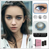 Qfdian 3TONE Ture-Sapphire 14.5mm 1 Pair | 1 Year
