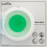 Qfdian Cosplay BLIND Green 14.5mm 1 Pair | 1 Year