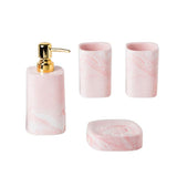 Qfdian Nordic Marble Bathroom Kit