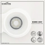 Qfdian Barbie Gray 14.2mm 1 Pair | 1 Year