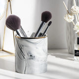 Qfdian Nordic Marble Storage Jar