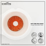 Qfdian NewYork Honey 14.2mm 1 Pair | 1 Year