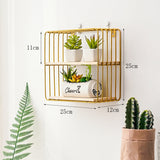 Qfdian Creative Geometry Wall Shelf