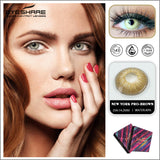Qfdian NewYork Brown 14.2mm 1 Pair | 1 Year