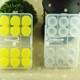 Qfdian Container Set Contact Lenses Case Travel Contact Lenses Partner 6 Pairs