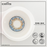 Qfdian 3TONE Blue 14.5mm 1 Pair | 1 Year