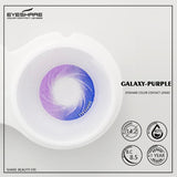 Qfdian Galaxy Purple 14.2mm 1 Pair | 1 Year