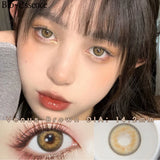 Bio-essence 1 Pair Colorcon Korean Lenses Colored Contact Lenses for Eyes Big Eye Lenses Pink Lenses Blue Eye Lenses