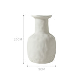 Qfdian Minimalist Abstract Pottery Vase
