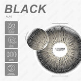 Qfdian Alps Black 14.5mm 1 Pair | 1 Year