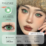 Qfdian Atlantis Green 14.5mm 1 Pair | 1 Year