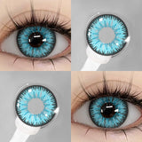Qfdian Cosplay AYY Blue 14.5mm 1 Pair | 1 Year