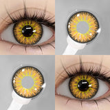 Qfdian Cosplay AYY Brown 14.5mm 1 Pair | 1 Year
