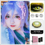 Qfdian Cosplay AYY Gold 14.5mm 1 Pair | 1 Year