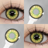 Qfdian Cosplay AYY Gold 14.5mm 1 Pair | 1 Year