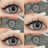 Qfdian Cosplay AYY Gray 14.5mm 1 Pair | 1 Year