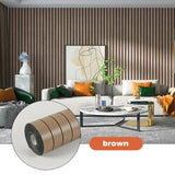 Qfdian  40cmX3m self-adhesive wall sticker waterproof anti fouling anti mold living room background wall decoration wallpaper