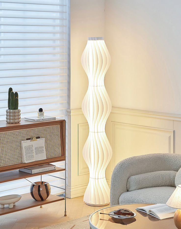 Qfdian Wavy Decorative Floor Lamp