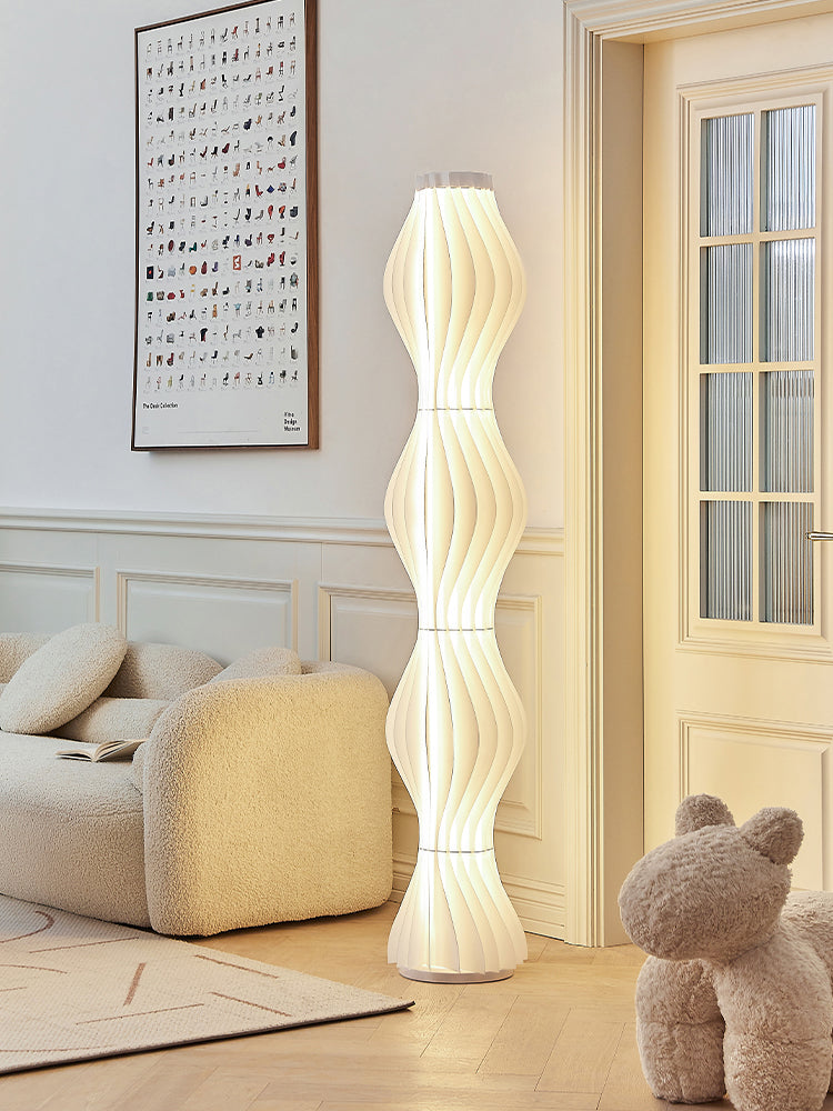 Qfdian Wavy Decorative Floor Lamp