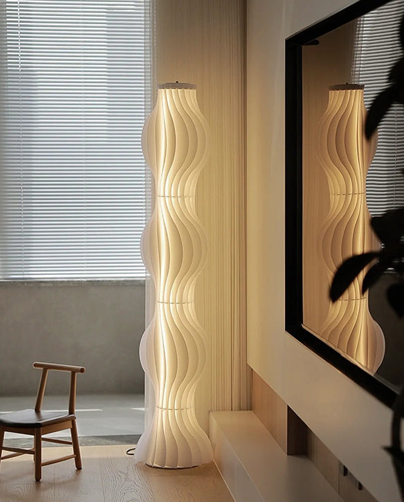 Qfdian Wavy Decorative Floor Lamp