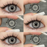 Qfdian Barbie Gray 14.2mm 1 Pair | 1 Year
